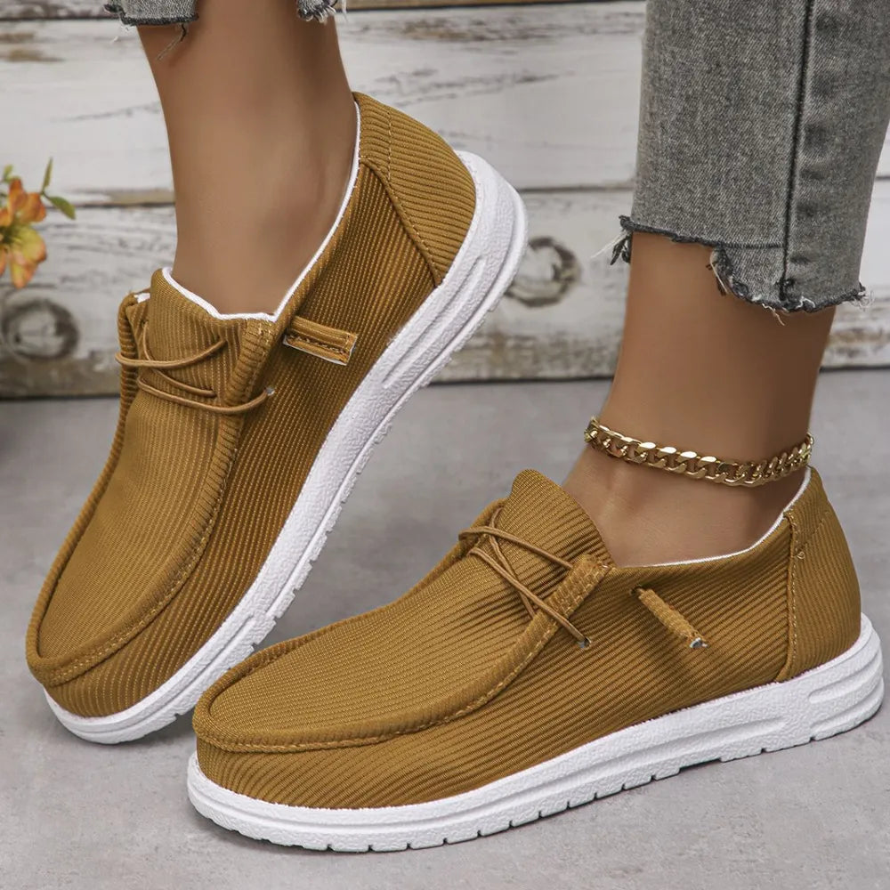 Sneakers in Tela Rotonde - Comfort e Stile per Ogni Occasione - JINJASTYLE