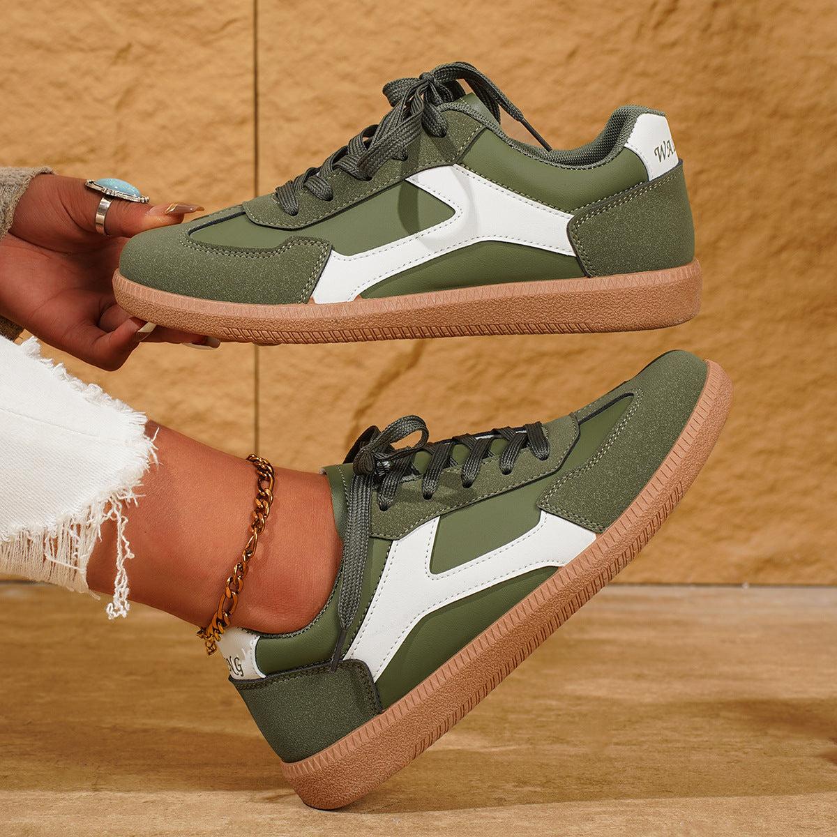 Scarpe Piatte Donna Casual - Scarpe Sportive Basse da Giorno - JINJASTYLE