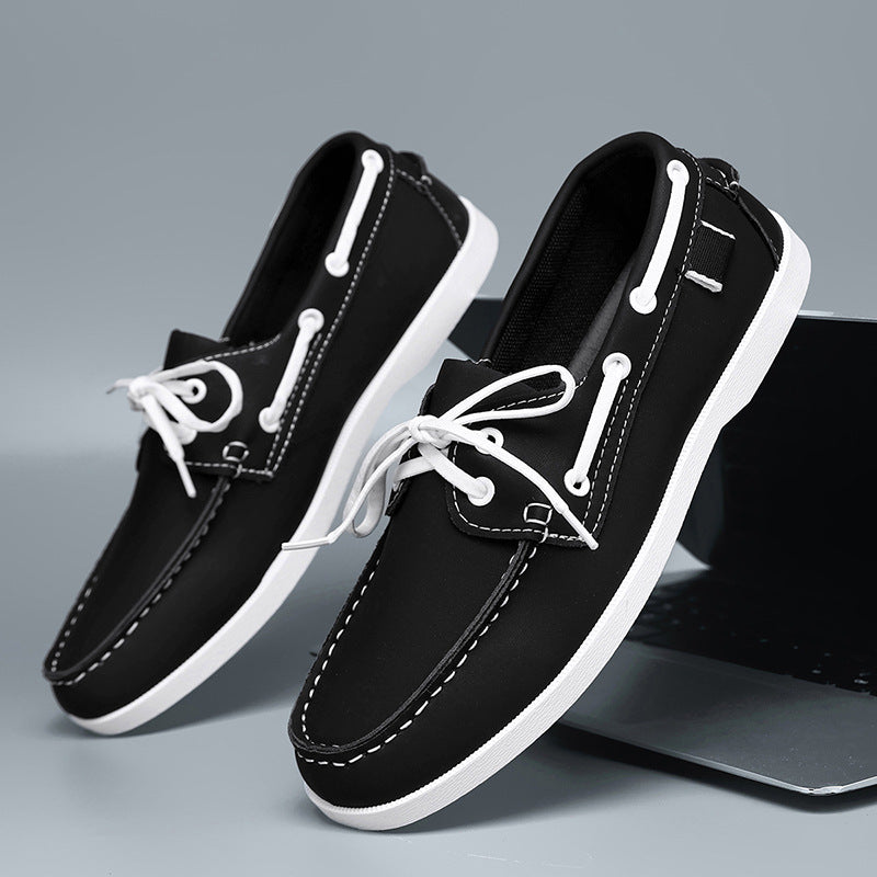 Scarpe da Uomo Estive Casuali con Cintura in Stile Britannico, Traspiranti e Versatili per Tempo Libero e Lavoro - JINJASTYLE