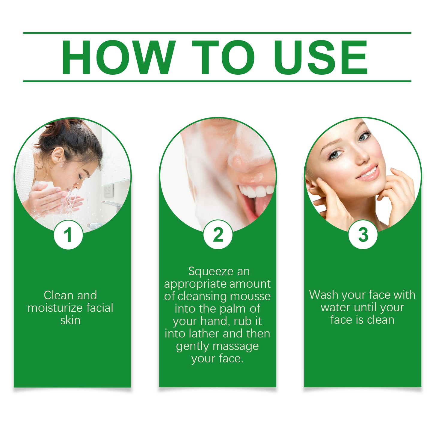 Aloe Vera Cleansing Foam Face Gently Cleanses Skin And Pores, Hydrates And Controls Oil, Moisturizes And Is Not Tight - JINJASTYLE