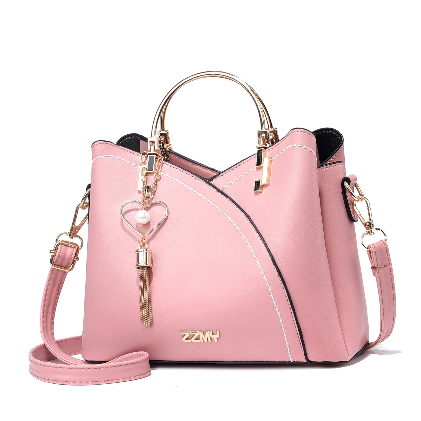 Trendy Handbag Korean Style Color Block Large Capacity Women's Bag Fashion Shoulder Crossbody Bag Wholesale Cross-border Bucket Bag - JINJASTYLE