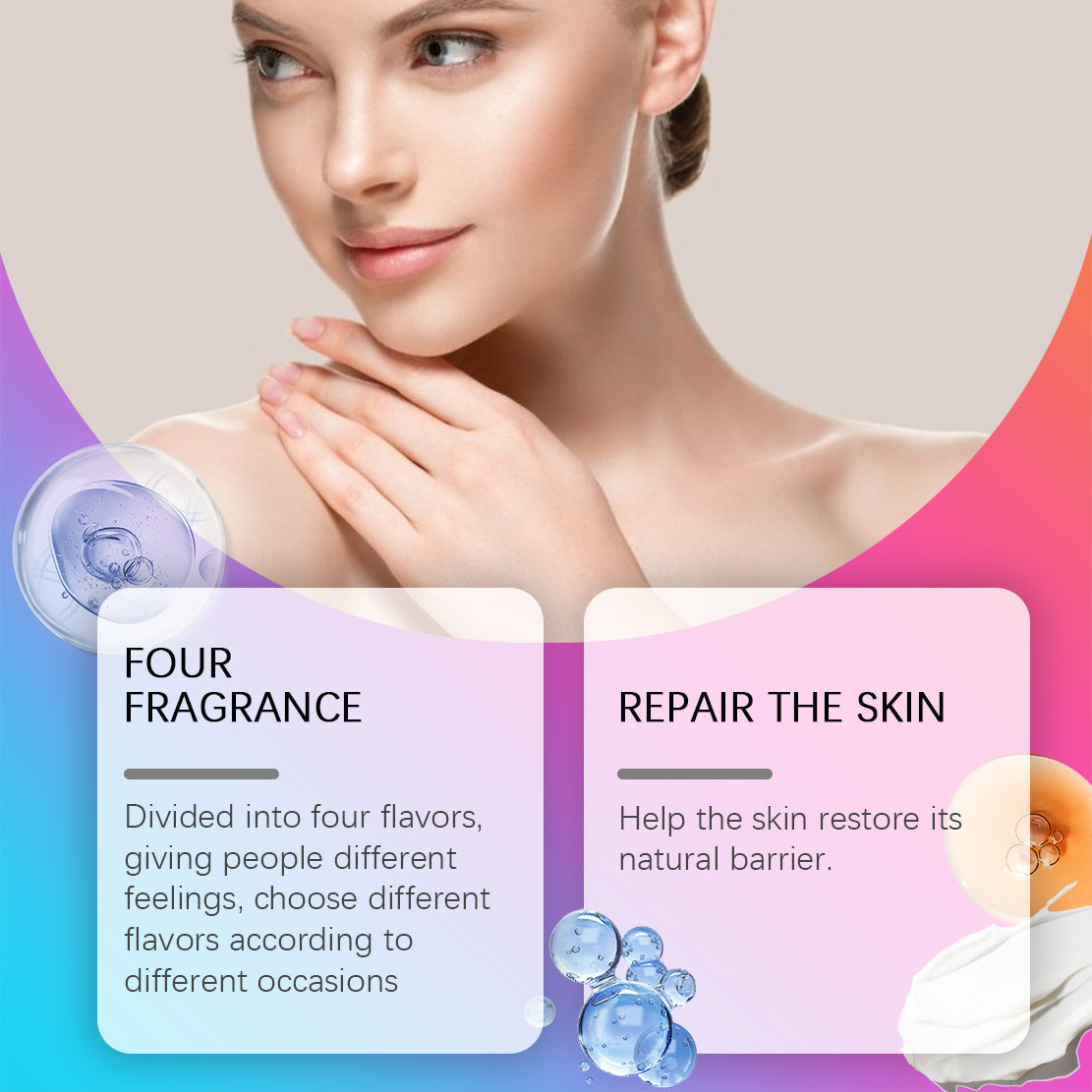 Set di Cura del Corpo Natalizio: Spray Deodorante e Lozione Corpo per una Fragranza Festiva Duratura - JINJASTYLE
