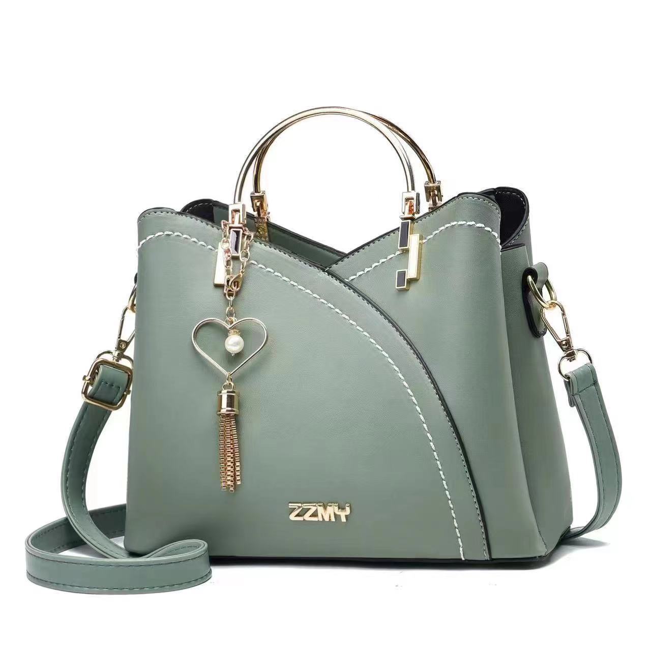 Trendy Handbag Korean Style Color Block Large Capacity Women's Bag Fashion Shoulder Crossbody Bag Wholesale Cross-border Bucket Bag - JINJASTYLE