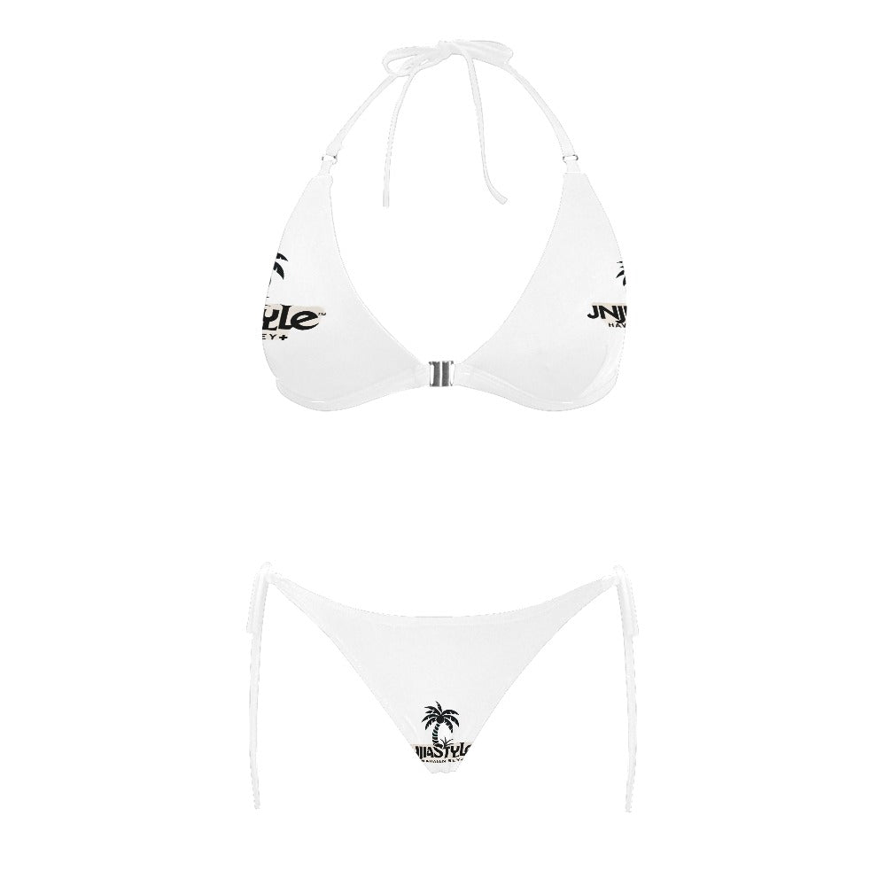 Buckle Front Halter Bikini Swimsuit (Model S08)