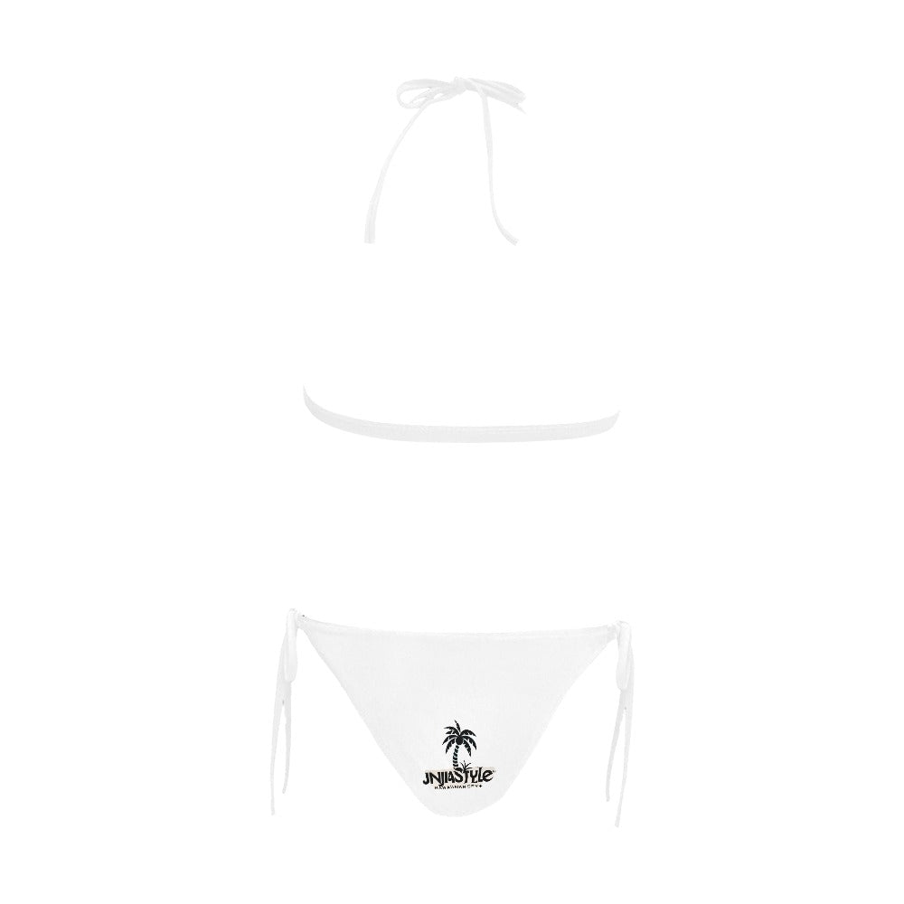 Buckle Front Halter Bikini Swimsuit (Model S08)