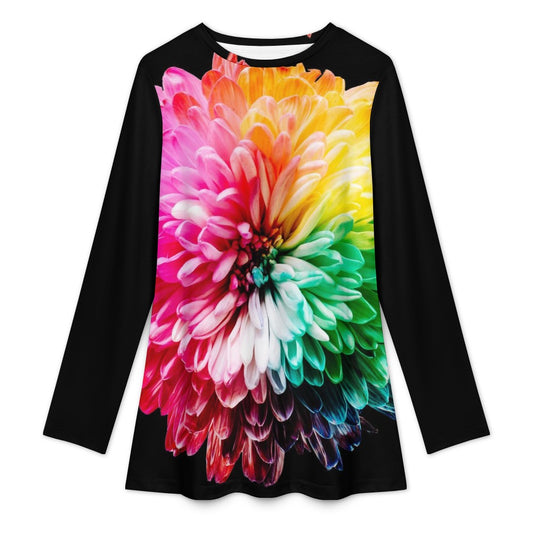 arabian round neck long sleeved shirt - JINJASTYLE