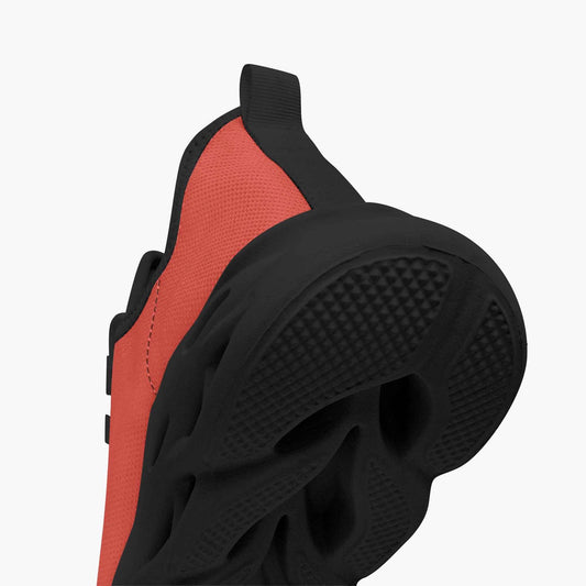 312. Bounce Mesh Knit Sneakers - red