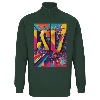 Felpa unisex con zip a 1/4 in misto riciclato | SOL'S Conrad 04234 - JINJASTYLE