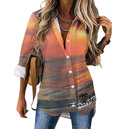 Irregular hem shirt - JINJASTYLE