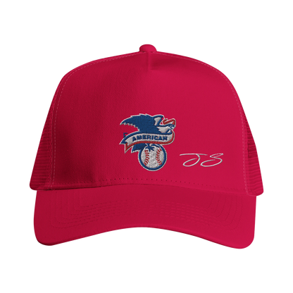 Cappellino con chiusura a scatto - Beechfield B640 Classic Red And Classic Red - JINJASTYLE