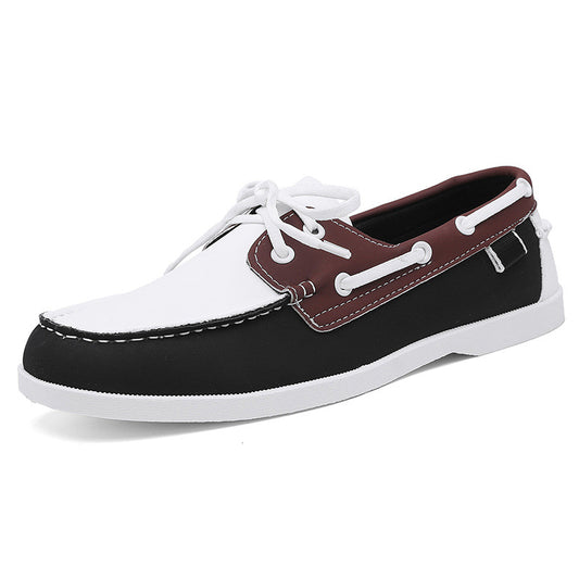Scarpe da Uomo Estive Casuali con Cintura in Stile Britannico, Traspiranti e Versatili per Tempo Libero e Lavoro - JINJASTYLE