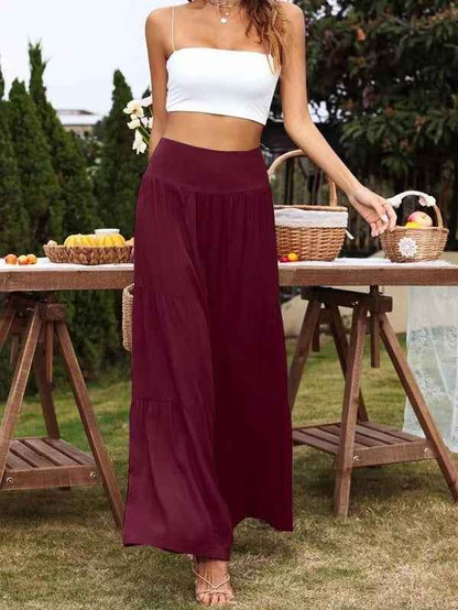 Summer Leisure Wide Leg Cotton and Hemp Explosion High Waist Loose Pants Women's Pants