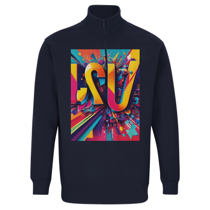 Felpa unisex con zip a 1/4 in misto riciclato | SOL'S Conrad 04234 - JINJASTYLE